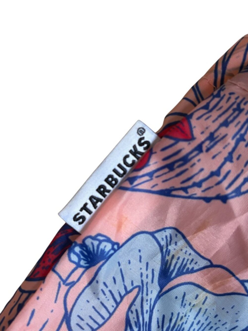 Starbucks Reusable Packable Cactus Tote Bag (Pink) - Picture 3 of 10